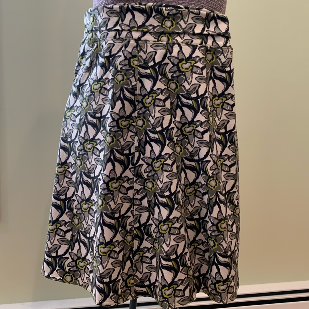 Royal Robbins Cotton Poly Spandex Knit Fit Flair Skirt with Yoga Waist